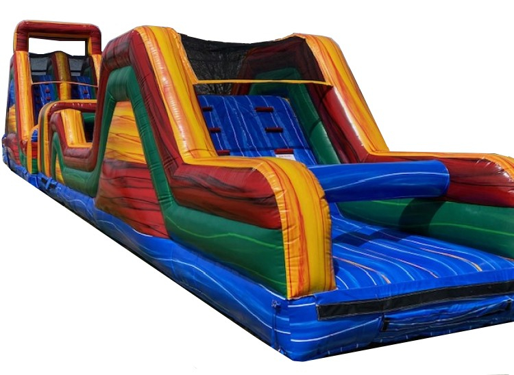 obstacle course bounce house in Bixby